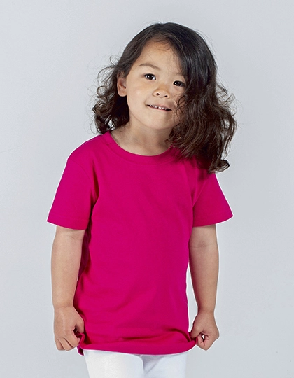 Baby-Kids Crew Neck T-Shirt zum Besticken und Bedrucken mit Ihren Logo, Schriftzug oder Motiv.