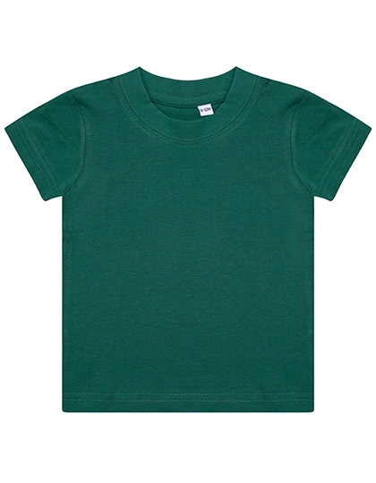 Baby-Kids Crew Neck T-Shirt zum Besticken und Bedrucken in der Farbe Bottle Green mit Ihren Logo, Schriftzug oder Motiv.