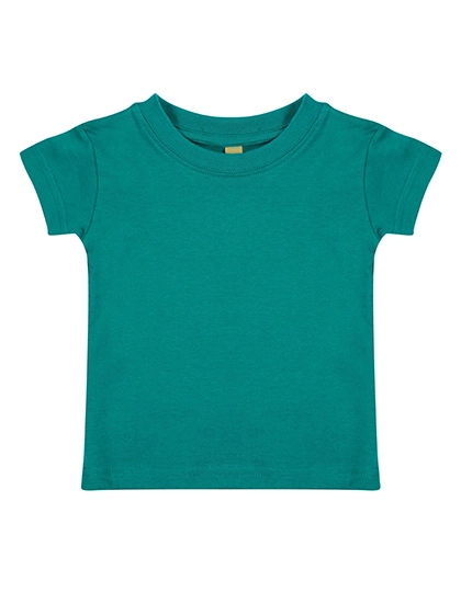 Baby-Kids Crew Neck T-Shirt zum Besticken und Bedrucken in der Farbe Jade mit Ihren Logo, Schriftzug oder Motiv.