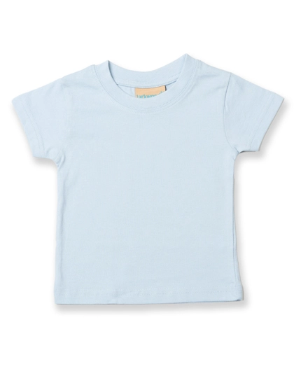 Baby-Kids Crew Neck T-Shirt zum Besticken und Bedrucken in der Farbe Pale Blue mit Ihren Logo, Schriftzug oder Motiv.