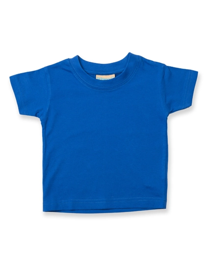 Baby-Kids Crew Neck T-Shirt zum Besticken und Bedrucken in der Farbe Royal mit Ihren Logo, Schriftzug oder Motiv.