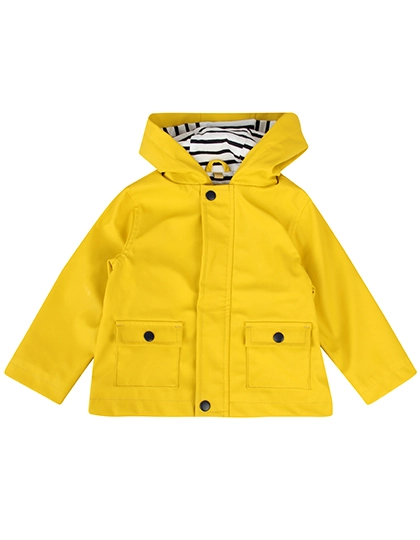 Rain Jacket zum Besticken und Bedrucken in der Farbe Yellow mit Ihren Logo, Schriftzug oder Motiv.