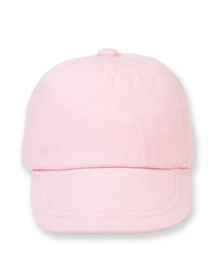 Baby Cap zum Besticken und Bedrucken in der Farbe Pale Pink mit Ihren Logo, Schriftzug oder Motiv.