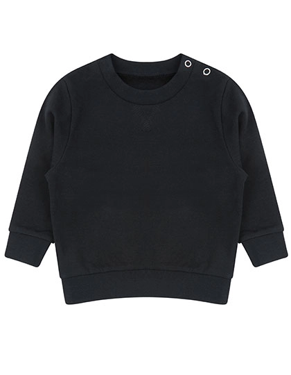 Kids´ Sustainable Sweatshirt zum Besticken und Bedrucken in der Farbe Black mit Ihren Logo, Schriftzug oder Motiv.