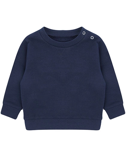 Kids´ Sustainable Sweatshirt zum Besticken und Bedrucken in der Farbe Navy mit Ihren Logo, Schriftzug oder Motiv.