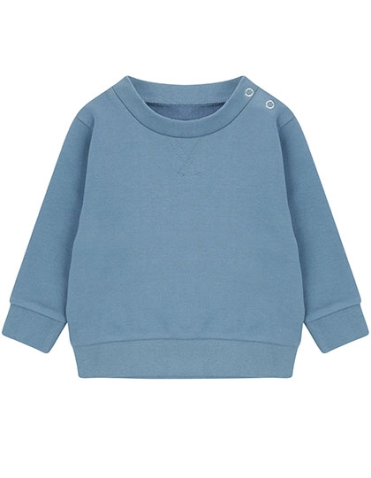 Kids´ Sustainable Sweatshirt zum Besticken und Bedrucken in der Farbe Stone Blue mit Ihren Logo, Schriftzug oder Motiv.