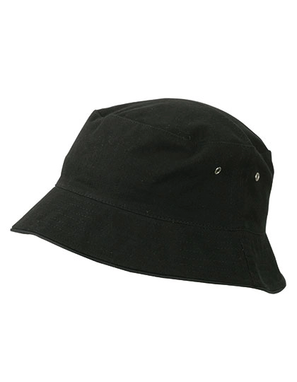 Fisherman Piping Hat zum Besticken und Bedrucken in der Farbe Black-Black mit Ihren Logo, Schriftzug oder Motiv.