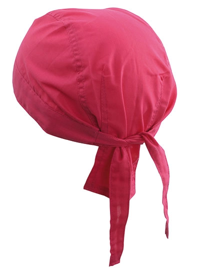 Bandana Hat zum Besticken und Bedrucken in der Farbe Pink mit Ihren Logo, Schriftzug oder Motiv.