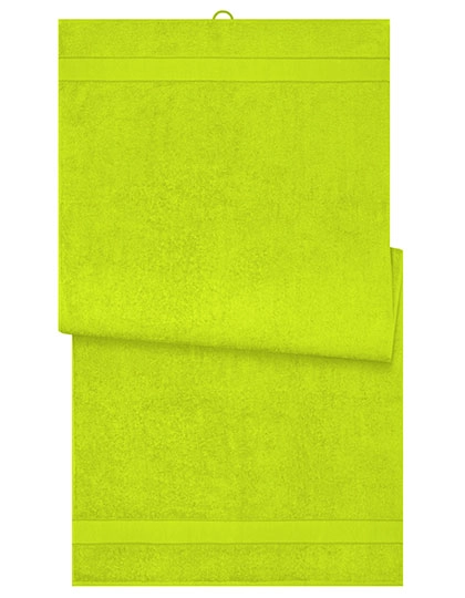 Bath Sheet zum Besticken und Bedrucken in der Farbe Acid Yellow mit Ihren Logo, Schriftzug oder Motiv.