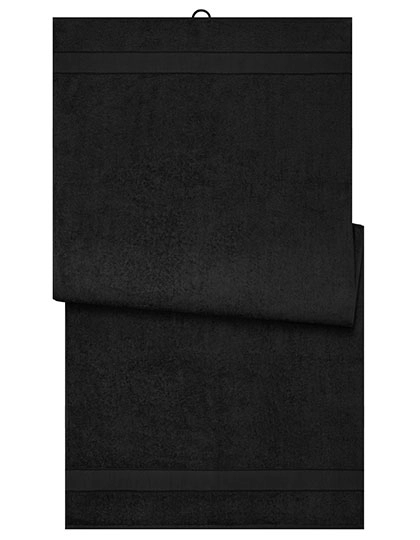 Bath Sheet zum Besticken und Bedrucken in der Farbe Black mit Ihren Logo, Schriftzug oder Motiv.