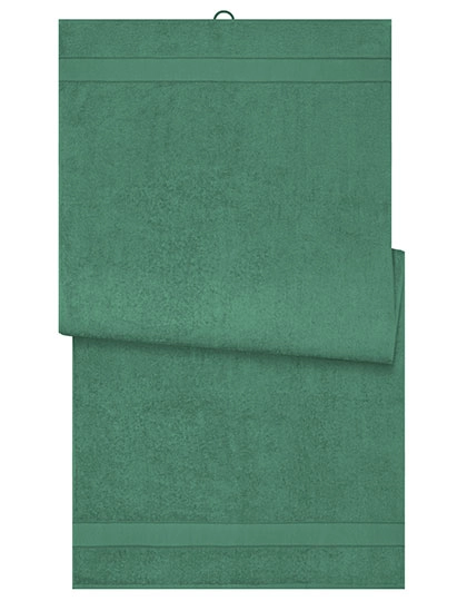Bath Sheet zum Besticken und Bedrucken in der Farbe Dark Green mit Ihren Logo, Schriftzug oder Motiv.