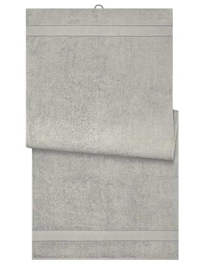 Bath Sheet zum Besticken und Bedrucken in der Farbe Mid Grey mit Ihren Logo, Schriftzug oder Motiv.