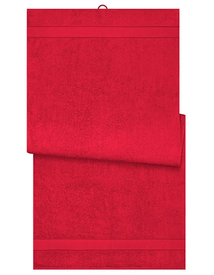 Bath Sheet zum Besticken und Bedrucken in der Farbe Orient Red mit Ihren Logo, Schriftzug oder Motiv.