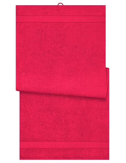 Bath Sheet zum Besticken und Bedrucken in der Farbe Red mit Ihren Logo, Schriftzug oder Motiv.