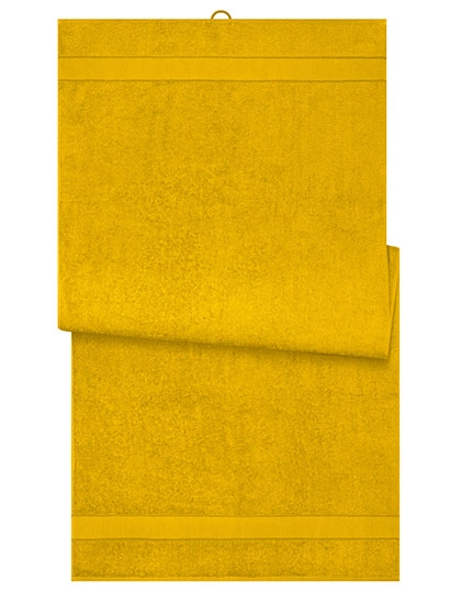 Bath Sheet zum Besticken und Bedrucken in der Farbe Yellow mit Ihren Logo, Schriftzug oder Motiv.