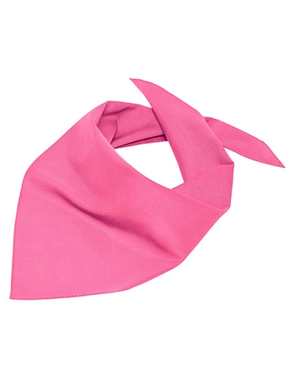 Triangular Scarf zum Besticken und Bedrucken in der Farbe Pink mit Ihren Logo, Schriftzug oder Motiv.