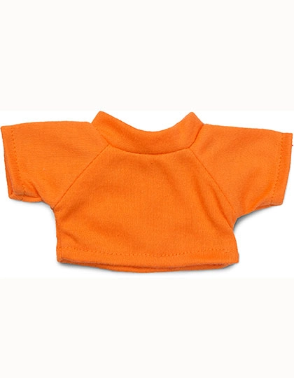 Mini-T-Shirt zum Besticken und Bedrucken in der Farbe Orange mit Ihren Logo, Schriftzug oder Motiv.