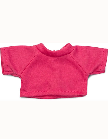 Mini-T-Shirt zum Besticken und Bedrucken in der Farbe Pink mit Ihren Logo, Schriftzug oder Motiv.