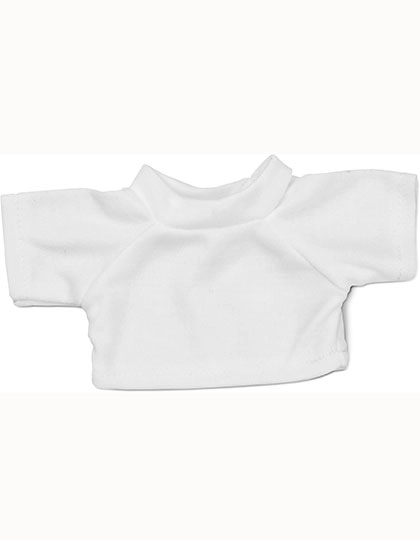 Mini-T-Shirt zum Besticken und Bedrucken in der Farbe White mit Ihren Logo, Schriftzug oder Motiv.