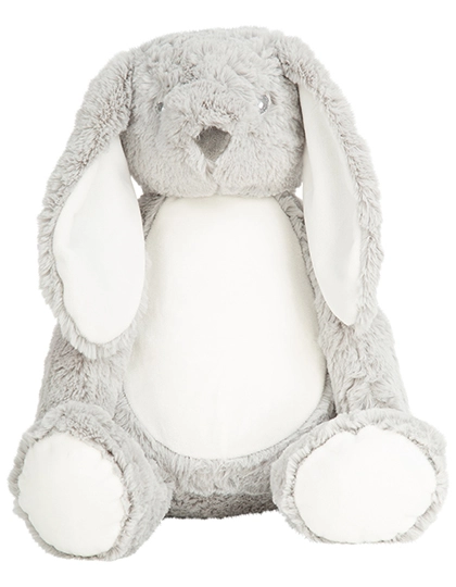 Zippie Bunny zum Besticken und Bedrucken in der Farbe Grey mit Ihren Logo, Schriftzug oder Motiv.