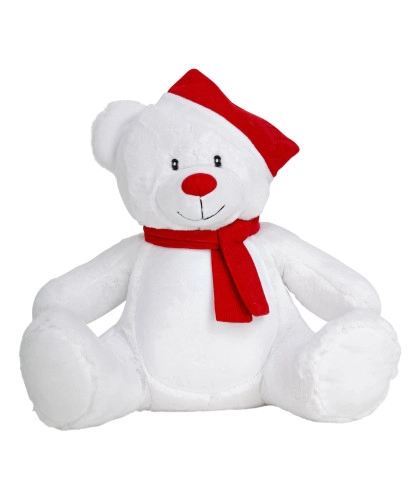 Christmas Zippie Bear zum Besticken und Bedrucken mit Ihren Logo, Schriftzug oder Motiv.