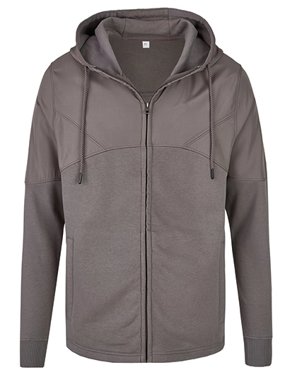 my mate - Unisex Sweat Jacket zum Besticken und Bedrucken in der Farbe Grey Solid mit Ihren Logo, Schriftzug oder Motiv.