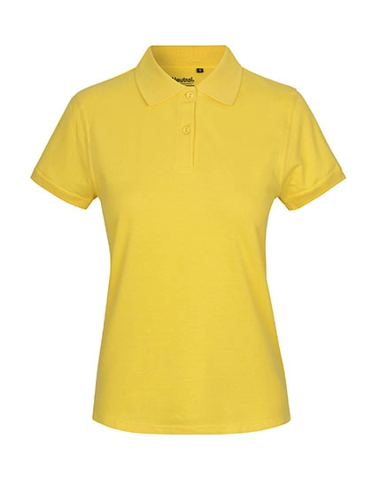 Ladies´ Classic Polo zum Besticken und Bedrucken in der Farbe Yellow mit Ihren Logo, Schriftzug oder Motiv.