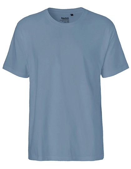 Men´s Classic T-Shirt zum Besticken und Bedrucken in der Farbe Dusty Indigo mit Ihren Logo, Schriftzug oder Motiv.