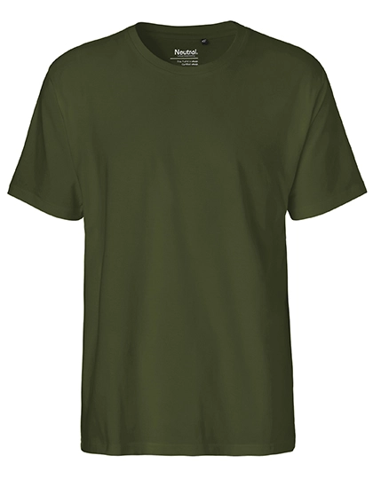 Men´s Classic T-Shirt zum Besticken und Bedrucken in der Farbe Military mit Ihren Logo, Schriftzug oder Motiv.
