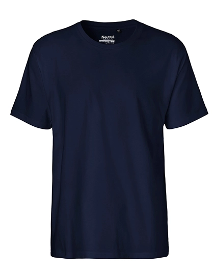 Men´s Classic T-Shirt zum Besticken und Bedrucken in der Farbe Navy mit Ihren Logo, Schriftzug oder Motiv.