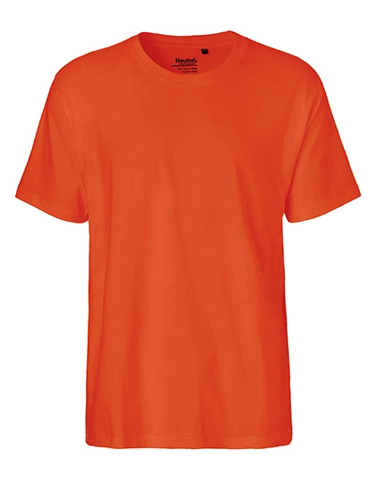 Men´s Classic T-Shirt zum Besticken und Bedrucken in der Farbe Orange mit Ihren Logo, Schriftzug oder Motiv.