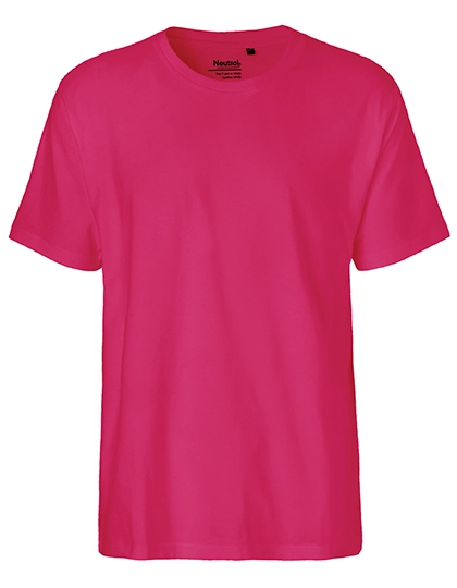 Men´s Classic T-Shirt zum Besticken und Bedrucken in der Farbe Pink mit Ihren Logo, Schriftzug oder Motiv.