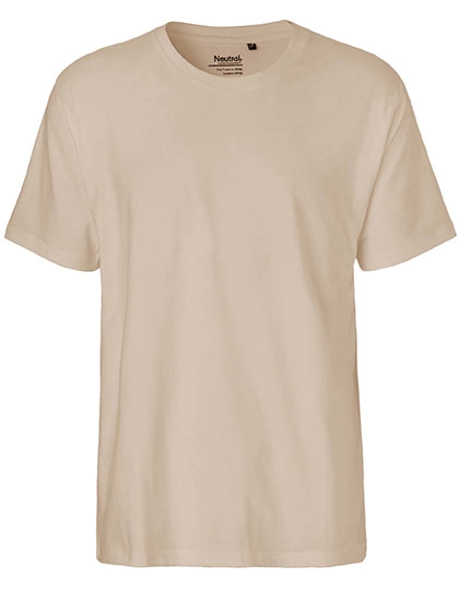 Men´s Classic T-Shirt zum Besticken und Bedrucken in der Farbe Sand mit Ihren Logo, Schriftzug oder Motiv.