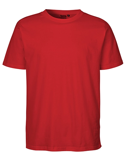 Unisex Regular T-Shirt zum Besticken und Bedrucken in der Farbe Red mit Ihren Logo, Schriftzug oder Motiv.