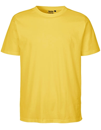 Unisex Regular T-Shirt zum Besticken und Bedrucken in der Farbe Yellow mit Ihren Logo, Schriftzug oder Motiv.