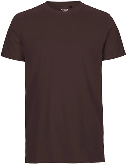 Men´s Fit T-Shirt zum Besticken und Bedrucken in der Farbe Brown mit Ihren Logo, Schriftzug oder Motiv.