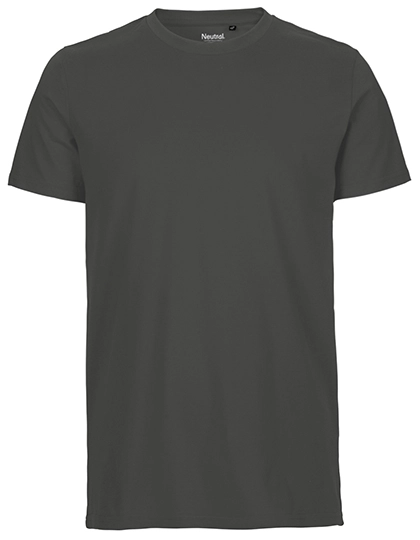 Men´s Fit T-Shirt zum Besticken und Bedrucken in der Farbe Charcoal mit Ihren Logo, Schriftzug oder Motiv.
