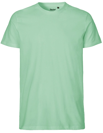 Men´s Fit T-Shirt zum Besticken und Bedrucken in der Farbe Dusty Mint mit Ihren Logo, Schriftzug oder Motiv.