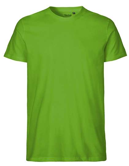 Men´s Fit T-Shirt zum Besticken und Bedrucken in der Farbe Lime mit Ihren Logo, Schriftzug oder Motiv.