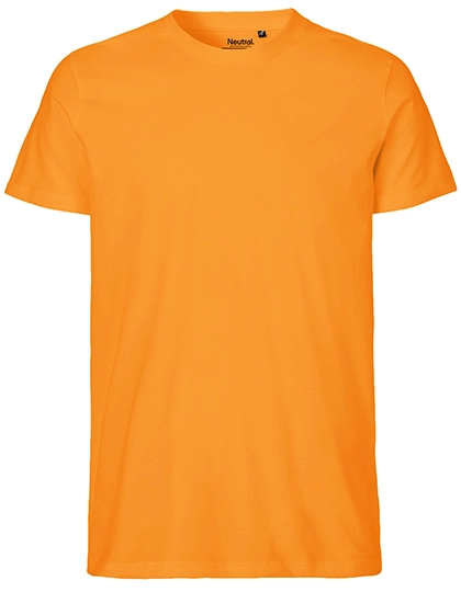 Men´s Fit T-Shirt zum Besticken und Bedrucken in der Farbe Okay Orange mit Ihren Logo, Schriftzug oder Motiv.