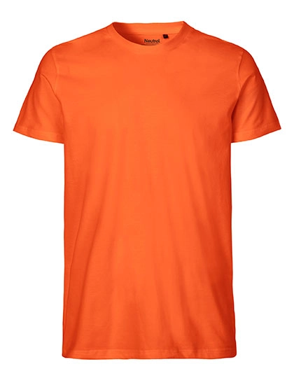 Men´s Fit T-Shirt zum Besticken und Bedrucken in der Farbe Orange mit Ihren Logo, Schriftzug oder Motiv.