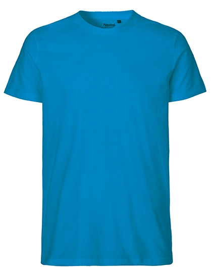 Men´s Fit T-Shirt zum Besticken und Bedrucken in der Farbe Sapphire mit Ihren Logo, Schriftzug oder Motiv.