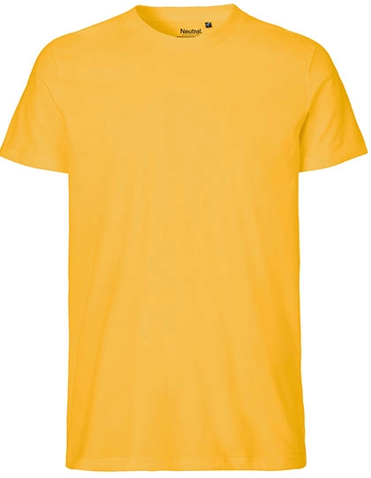 Men´s Fit T-Shirt zum Besticken und Bedrucken in der Farbe Yellow mit Ihren Logo, Schriftzug oder Motiv.