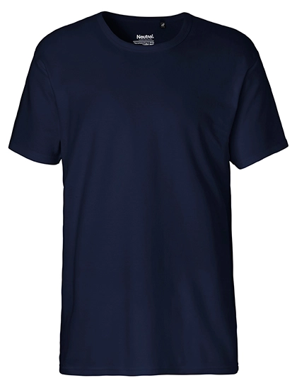 Men´s Interlock T-Shirt zum Besticken und Bedrucken in der Farbe Navy mit Ihren Logo, Schriftzug oder Motiv.