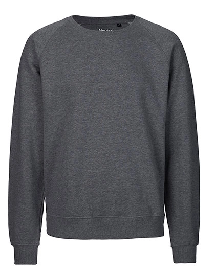 Unisex Sweatshirt zum Besticken und Bedrucken in der Farbe Dark Heather mit Ihren Logo, Schriftzug oder Motiv.