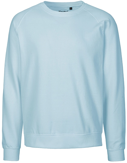 Unisex Sweatshirt zum Besticken und Bedrucken in der Farbe Light Blue mit Ihren Logo, Schriftzug oder Motiv.