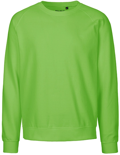 Unisex Sweatshirt zum Besticken und Bedrucken in der Farbe Lime mit Ihren Logo, Schriftzug oder Motiv.