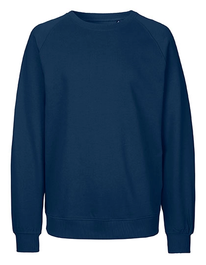 Unisex Sweatshirt zum Besticken und Bedrucken in der Farbe Navy mit Ihren Logo, Schriftzug oder Motiv.