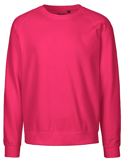 Unisex Sweatshirt zum Besticken und Bedrucken in der Farbe Pink mit Ihren Logo, Schriftzug oder Motiv.