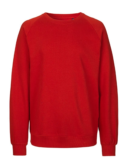 Unisex Sweatshirt zum Besticken und Bedrucken in der Farbe Red mit Ihren Logo, Schriftzug oder Motiv.